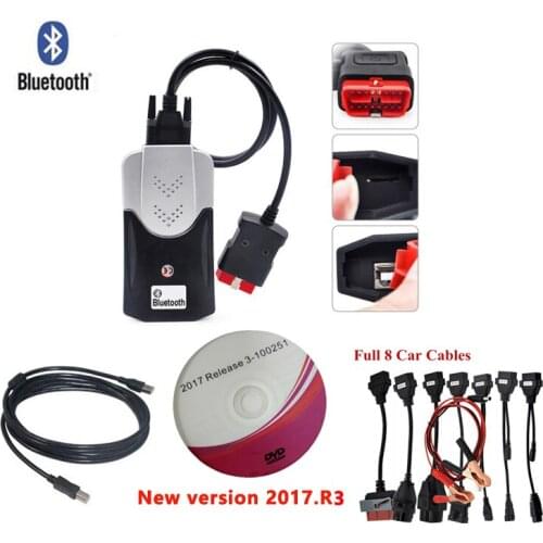 VD DS150E CDP Bluetooth 2017R3 Keygen for Delphis Car Truck USB Led Cables Obd Obd2 Diagnostic Tools Scanner Adapter