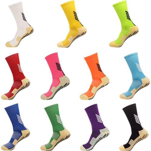 High Quality MenS Sports Socks Glued Football Socks Non-Slip Mid-Tube Socks Boutique Towel Bottom Basketball Socks