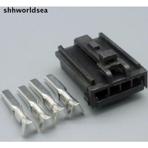 Worldgolden 5/30/100sets kit 2.0mm 4pin 4way plastic crimp connectors 7123-8345