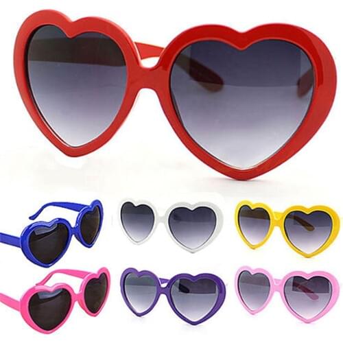 Ladies Heart Shaped Sunglasses metal Women Brand Designer Fashion Rimless LOVE Clear Ocean Lenses eyeglasses Oculos UV400
