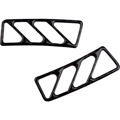 1 Pair Carbon Fiber Black Dashboard Air Vent Outlet Cover Trim Sticker Fit for Chevrolet Camaro 2010 2011 2012 2013 2014 2015