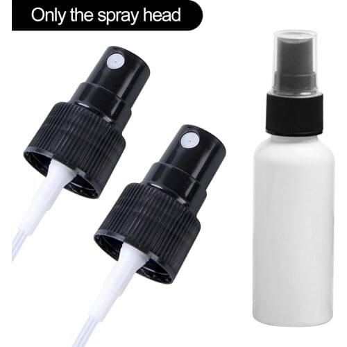5/7/10pcs Bottle Caps Black Plastic Lid Mist Spray Pump Head Cover 18/20R Glass Bottle Neck Applicable Perfume Bottle Sprayer