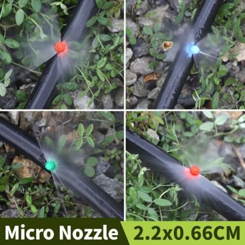 50PCS 90/180/360 Degree Refraction PP Micro Nozzle Garden Sprinkler Agriculture Fruit Tree Spray Irrigation Atomizing Nozzle