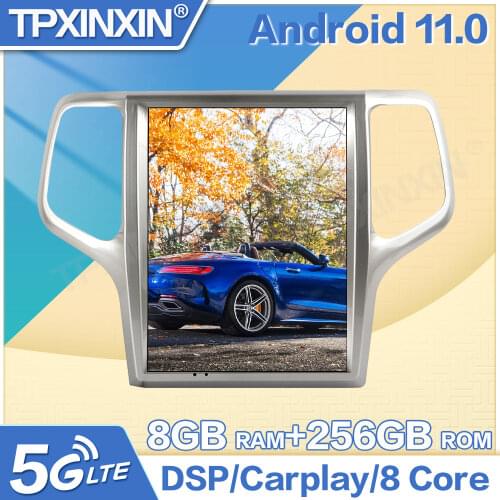 Android 11 For JEEP Grand Cherokee 2008 -2013 Android Vertical Screen Car Radio GPS Navigation Stereo Headunit Multimedia