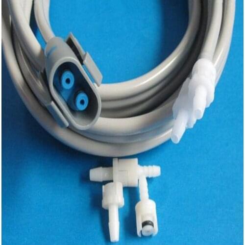 Free Shipping NIBP Extension Tube NIBP Hose Tube for GE Monitor,NIBP Cuff Connector TPU Double NIBP Hose Connector