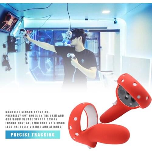 VR Handle Cover For Oculus Quest 2 Silicone Replaceable Accessories Full Handle Protector Replacements