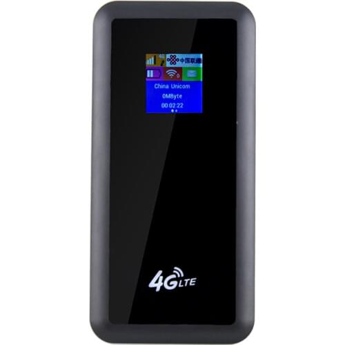 Cioswi 3G 4G Card 4G LTE Network Wireless WiFi Device Modem LCD Screen 1000mAh WiFi Network Modem 3G 4G Sim Card MiFi Modem