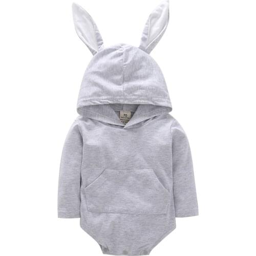 Children Climbing Suit 2020 Newborn Clothes Cotton Age 0-3T Rabbit Style Autumn Long Sleeve One-Piece Garment Baby Romper