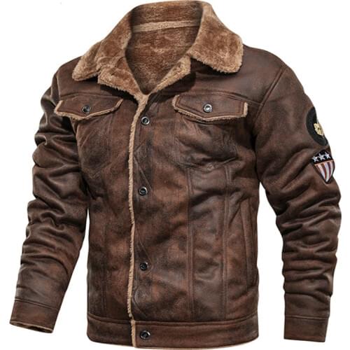 New fashion mens leather jacket