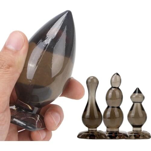 OLO Prostate Massager Anal Plug Sex Toys Adult Product Anal Bead for Women Men Gay Silicone Jelly Butt Plugs