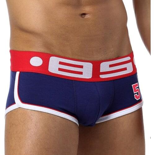 85 Brand 50PC/LOT Wholesale Men Boxers Sexy Underwear Male Panties Breathable Cotton Comfortable Underpants Quick Dry Men Boxers