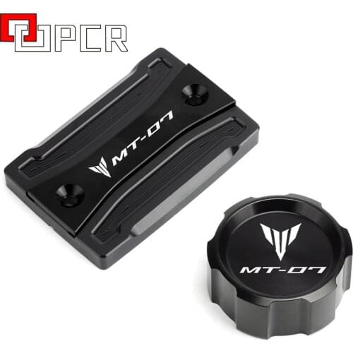 New Arrival Logo MT07 Motorcycle CNC Front+ Rear brake Fluid Reservoir Cover Cap For Yamaha MT-07 MT 07 FZ07 2015-2020 2019 2018