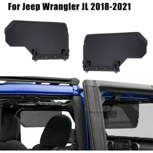 Axis Side Sun Visor Car Side Window Sunshade for Jeep Wrangler JL 2018-2021 Windshield Sunshade Sun Visor Protect from Sun Glare