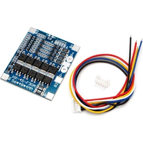 4S 30A 12.8V w/Balance 3.2V LiFePo4 LiFe 18650 Battery BMS Protection PCB Board