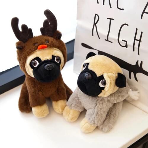 Plush dressing simulation dog stuffed animal dog cute lifelike animal doll Shar Pei cosplay rabbit dinosaur puppy doll kids toys