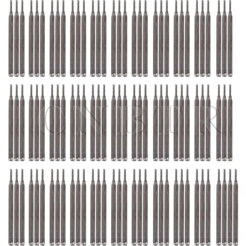 CNBTR 100x Dia 1mm Silver Gemstones Diamond Burrs Engraving Drill Bits