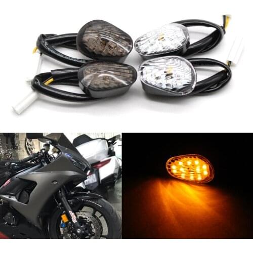 LED Turn Signal Light Indicator Lamp Flush Mount For Yamaha XJ6 MT-03 YZF R6 FZ1000 FZ1S FZ1 FZ6 FZ8 FAZE Motorcycle accessories