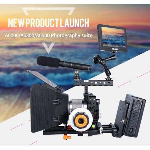 YELANGU C6 DSLR Camera Cage for A6 cage A6000/A6300/A6500 Professional DSLR Equipment