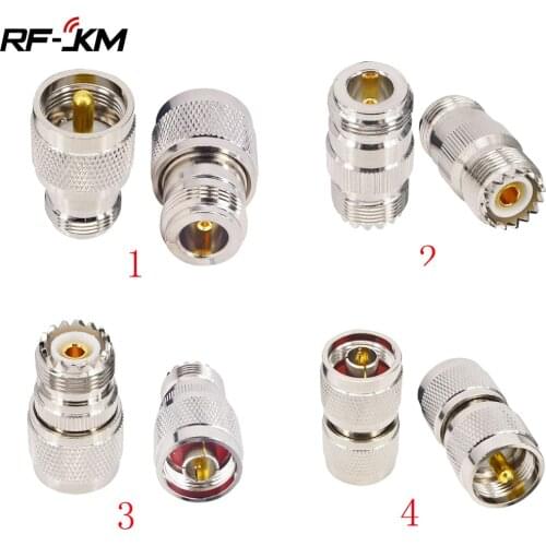 1pcs UHF SO239 PL259 Male Female to N Type Male Female connector RF coaxial coax adapter