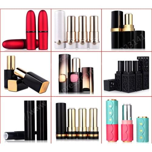 200pcs 12.1mm Lipstick tube, DIY hand lipstick package material pipe Bottle for lipstick Free shipping