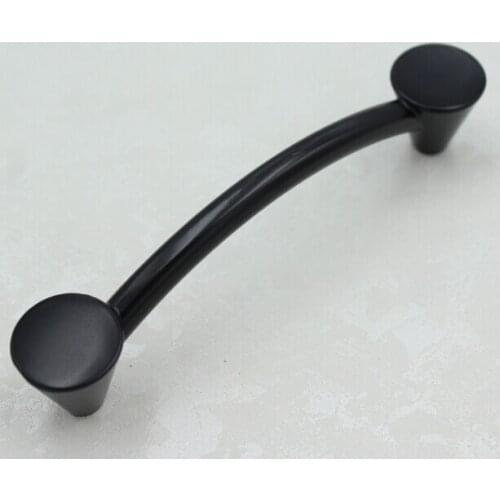 96mm Black Kitchen Cabinet Pulls Handles Black Drawer Dresser Wardrobe Handles Pulls knobs antique black furniture door pulls