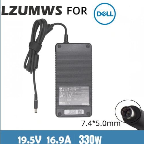 LZUMWS 330W Charger 19.5V 16.9A 7.4*5.0mm ADP-330AB D Laptop Adapter for Dell Alienware M18X R1 R2 R3 17 R1 R4 R5 X51 R2 R3 Y90R