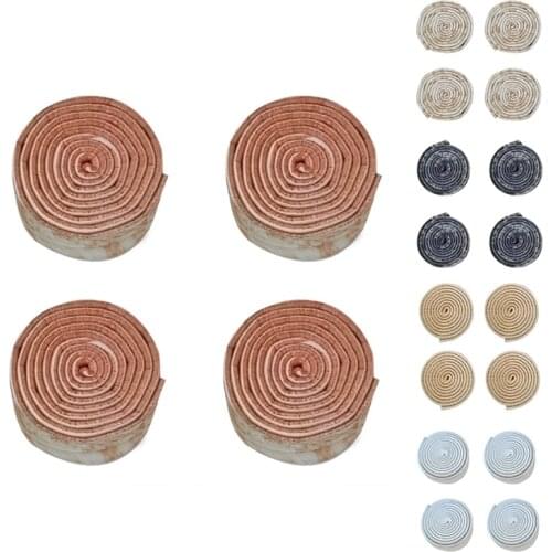 Promotion! 4PCS 90X3Inch Self Adhesive Flexible Foam Molding Trim Waterproof 3D Wall Border Wall Paper Decor