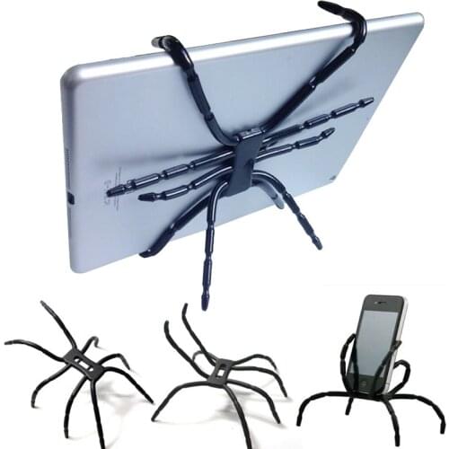 Large Size Flexible Spider Mount Holder Bracket for Mobile Phones iPad Tablets Desktop Selfie Stands Tripod