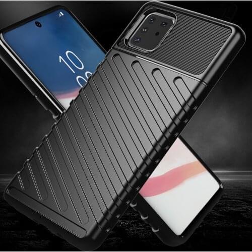 Armor Cover For Samsung Galaxy S21 FE S20 Plus S10 Lite S10E Note 20 Ultra 10 Protective Soft Silicone Anti-fall Shockproof Case
