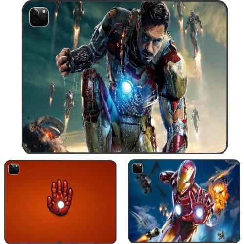 Marvel Avengers Super Iron Man iPad Case For i Pad 10.2 Case Hunter X Hunter Soft Silicone Back Funda Protective Cover iPad Mini