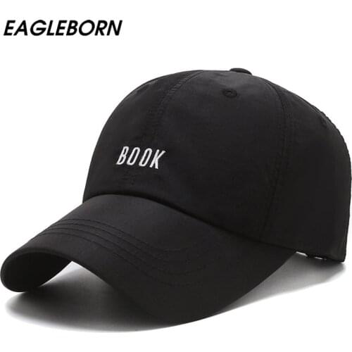 EAGLEBORN New Summer Men Sun Hats Women Baseball Caps Fashion Embroidery Letters Sports Light Sun Hats Outdoor Leisure Caps Men