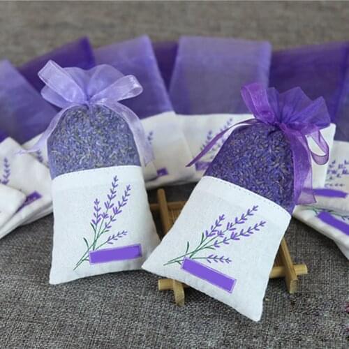 Eworld 1 Pack Of Natural Lavender Bud Dry Flower Fragrance Bag Fragrance Scented Fresh Wardrobe, Shoe Cabinet, Car Air Refresh
