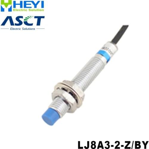 LJ8A3-2-Z/BY inductive proximity switch DC PNP 3-wire NO metal proximity sensor