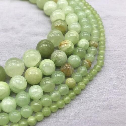 Chinese Jades Chalcedony Loose Beads Natural Gemstone Smooth Round for Jewelry Making