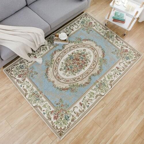 Carpet Turkey Retro Persian Jacquard Woven Rug For Home Living Room Bedroom Europe Traditional Rug Sofa Coffee Table Floor Mat