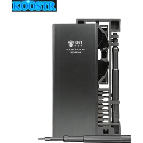 Best 24-1 High-precision Screw Set S2 Material Mobile Phone Repair Disassemble Tool Knife Set Batch 8934B Screwdriver Metric