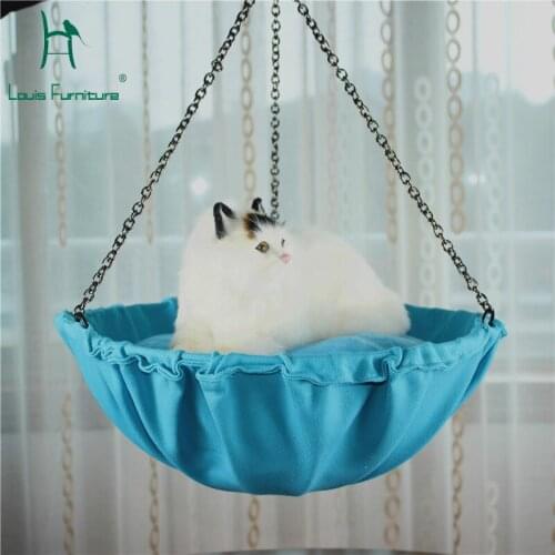 Louis Fashion Cat Hammock Circular Cat Cradle Comfort Pet Nest Modern Simple