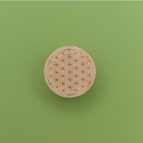 Flower of Life fridge manget engraved wood Sacred Geometry magnet, ceramic, laser, cut, birch, Burner, Burning Man, Crystal grid