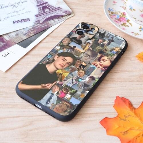 For iPhone Jaeden Martell Collage Print Soft Matt Apple iPhone Case