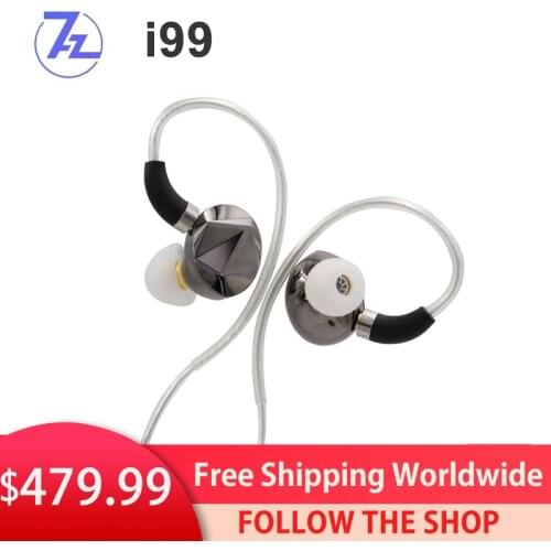 7HZ i99 13.8mm Dynamic Driver Double-Sided Beryllium Plated DLC Diaphragm HiFi In-ear Earphone for Audiophiles Musicians