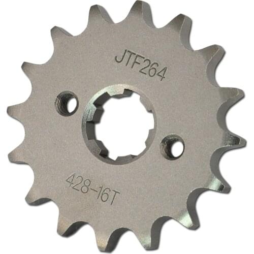 428 16T 17T Motorcycle Front Sprocket for Kymco 125 Stryker Zing Gilera 125 Cougar Derbi 125 Senda Yamaha DT125 DT200 Tenere