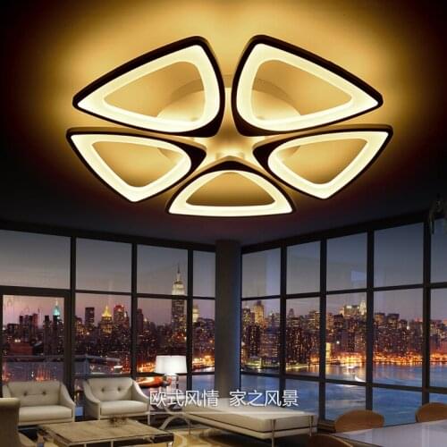 Simple Nordic modern led ceiling lighting personality atmosphere art living room bedroom study warm lighting