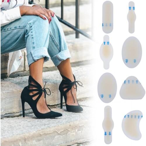 Heel Pad Heel Blister Cushion Soft Invisible Pain Relief Anti-Slip Protector