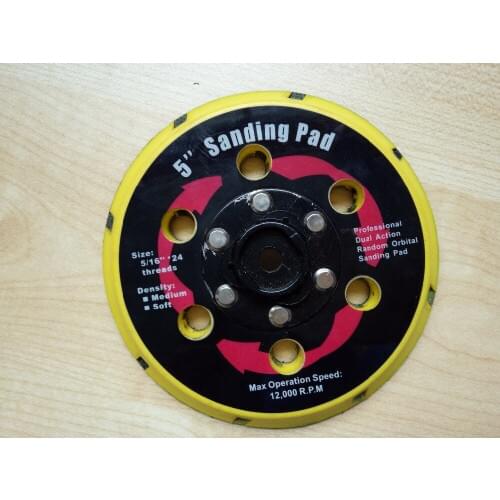 2pcs/set 15 holes 5 inch sanding disc for RUPES polisher, for sander with vacuum, for 125mm pneumatic sander 5"