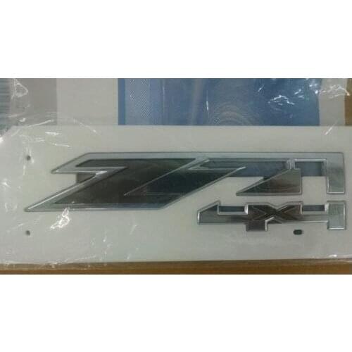 Z71 4x4 Emblems for Chevy Silverado Sierra Chrome