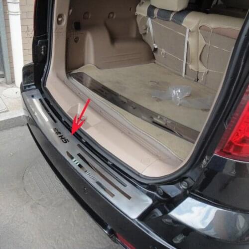 High quality stainless steel Rear bumper Protector Sill For 2010-2012 Great Wall Haval/Hover H5 Car-styling Car-covers