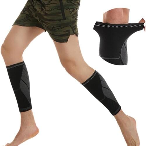 1pcs Running Athletics Compression Sleeves Leg Calf Shin Splints Elbow Knee Pads Protection Sports Safety Unisex Accessories #YJ