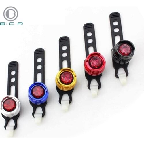 10 Color White Red Laser Bike Bicycle Cycling Front Rear Helmet Flashlight Safety Warning Lamp Tail Light for Bicycles Led Light