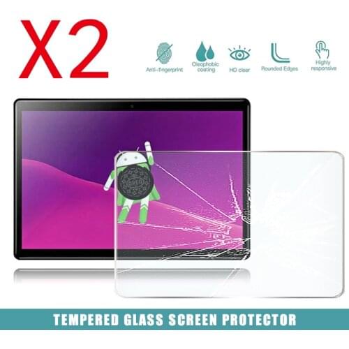2Pcs Tablet Tempered Glass Screen Protector Cover for Chuwi Hi9 Air HD Tablet Anti-Scratch Anti-Fingerprint Tempered Film