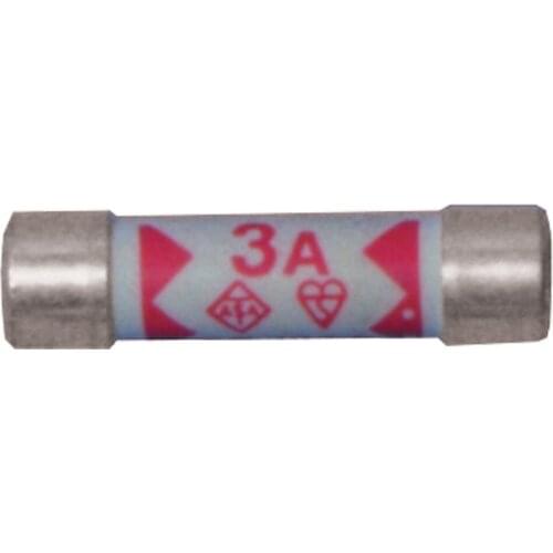 25pcs Replaceable Fittings 3A Ceramic Domestic Fuses For Household Plug Tops And Appliances Electrical Cartridge Fuse